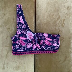 CUPSHE Floral One-Shoulder Bikini